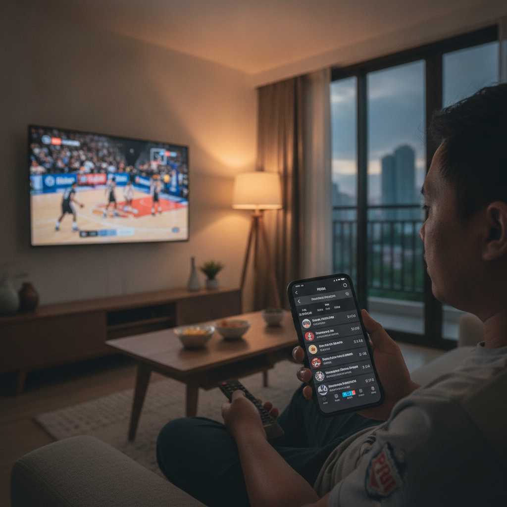Illustration: Sports Betting on RK Astral: How to Bet on PBA and NBA Games